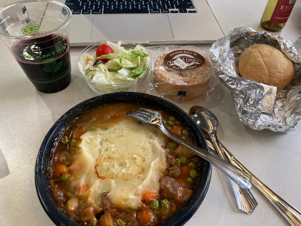 Hot food on the table