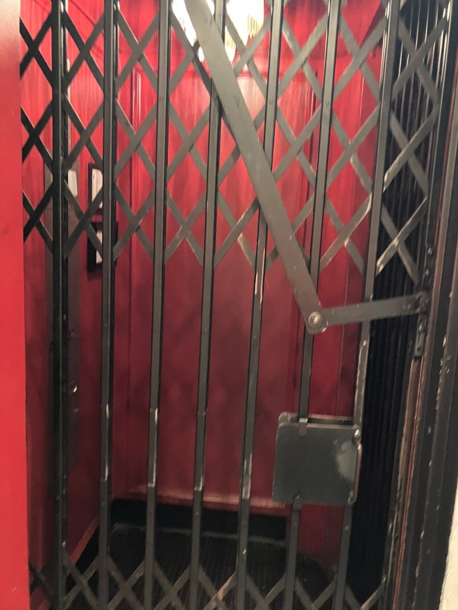 The lift is thirties vintage